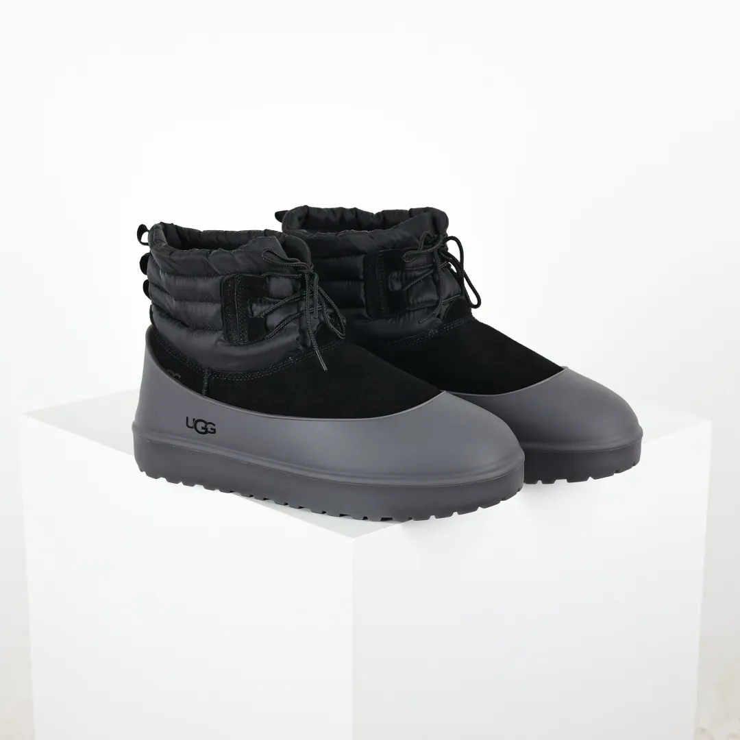 Pick up locally 💰780 Core recommendation Good price Platform foreign trade exclusive quality Men's and women's shoes UGG Mini Lace-Up Weather dual-purpose detachable winter neutral snow boots 1120849 High-end foreign trade mixed M Overseas shopping purchasing exclusive for high-end retail Combination midsole is lightweight and non-slip Real sheep fur integrated Size: 35 36 37 38 39 40 41 42 43 44 45 46